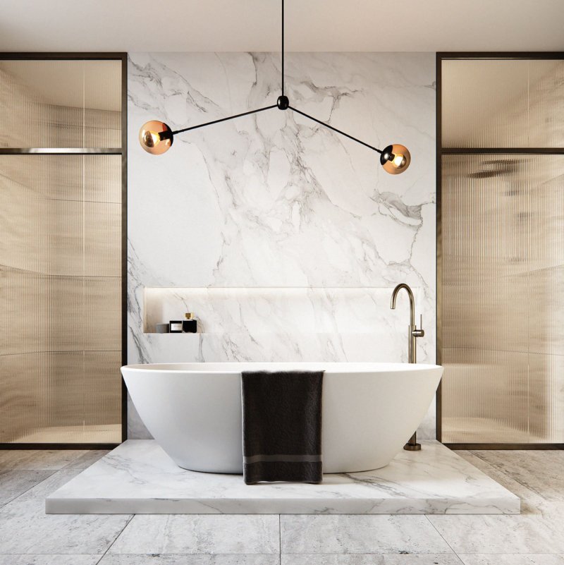 Bathroom in modern style