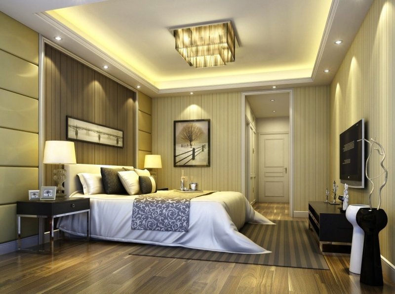 Ceilings in the bedroom