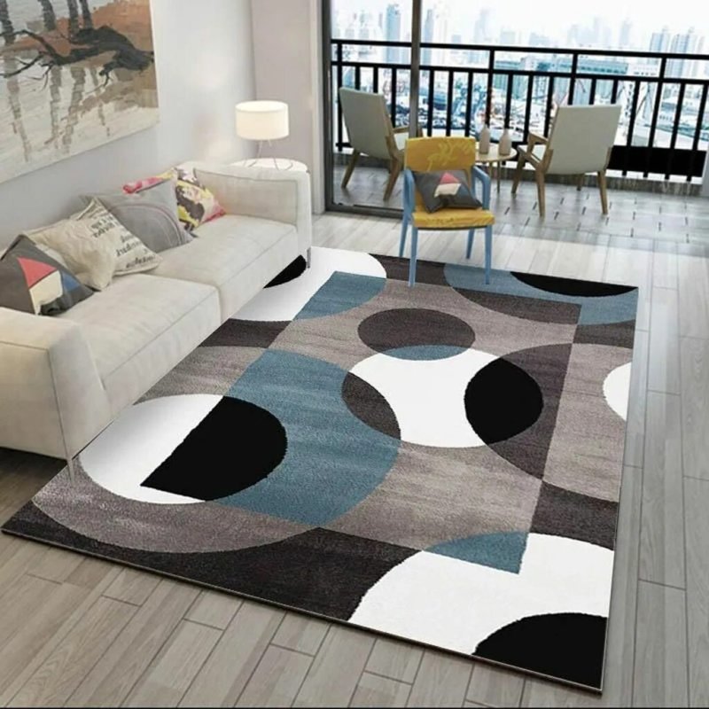 Carpet in the living room in modern style