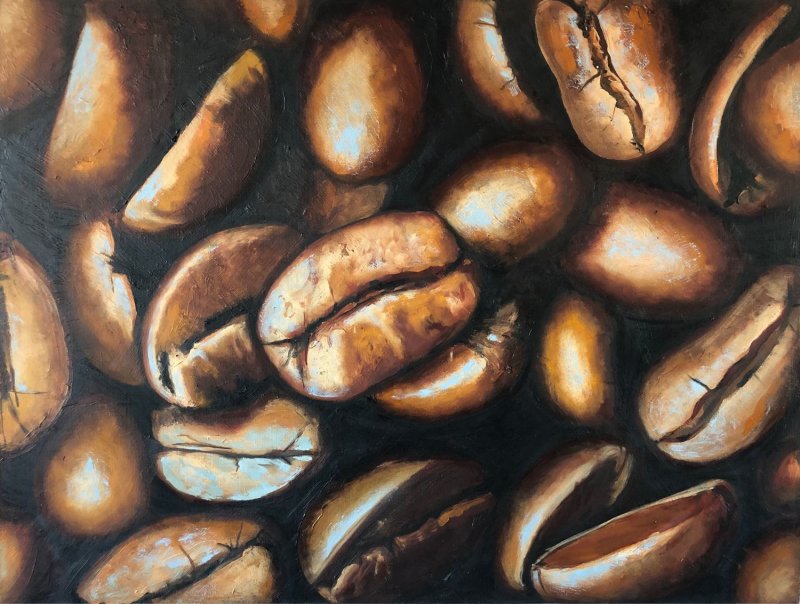 Coffee painting