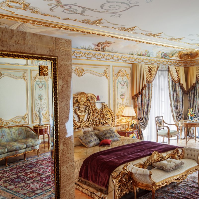 Baroque bedroom palace classic