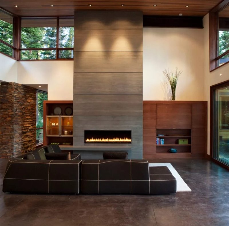 Modern fireplaces