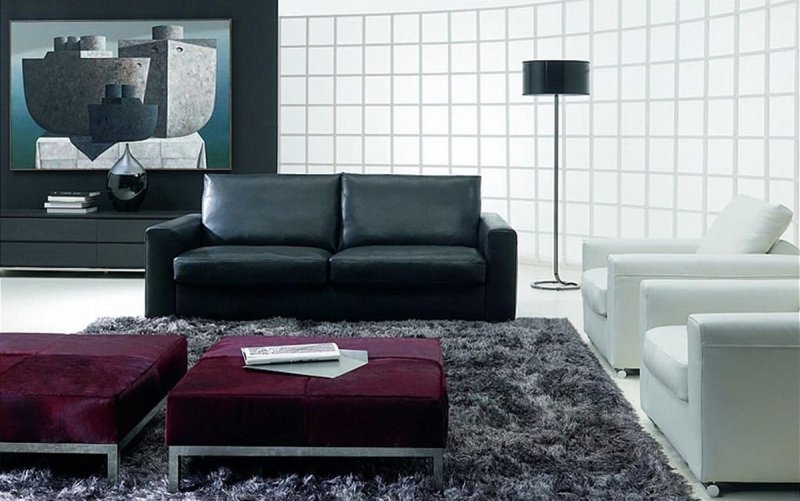 Living room sofa in modern style