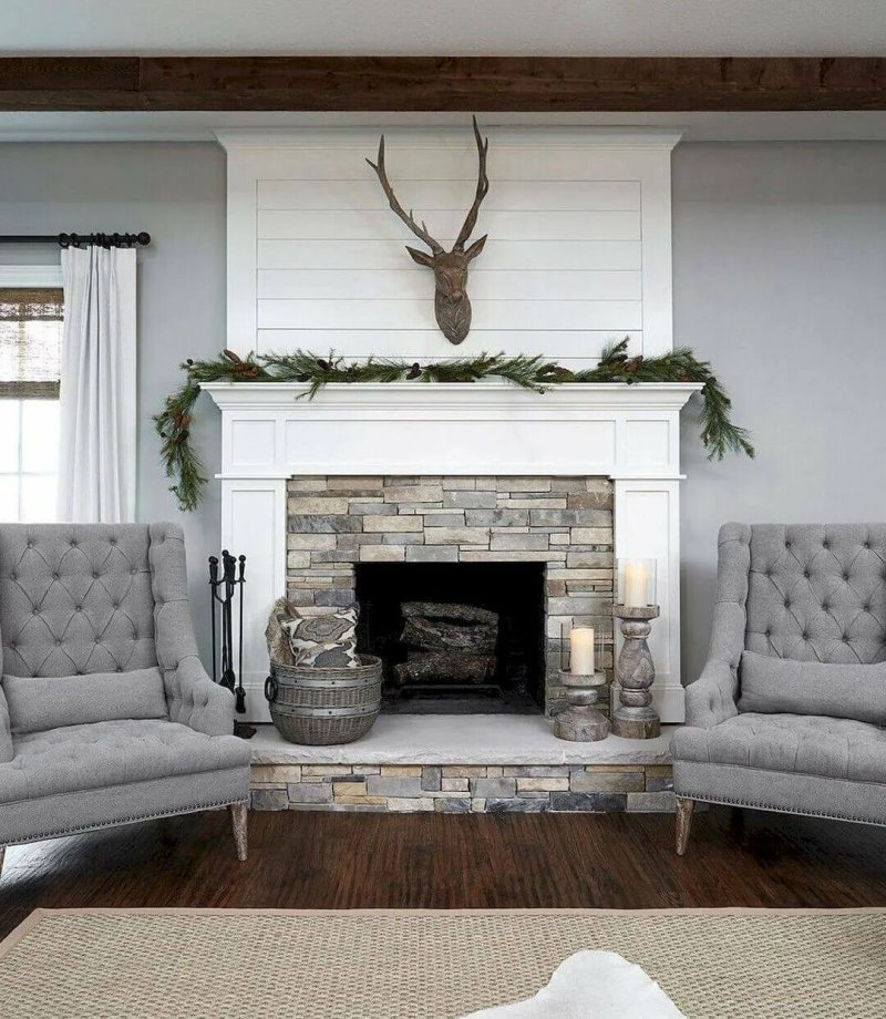 Skandy -style fireplace