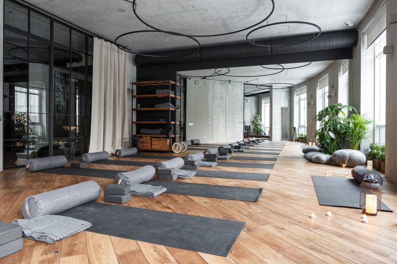 Hall for yoga