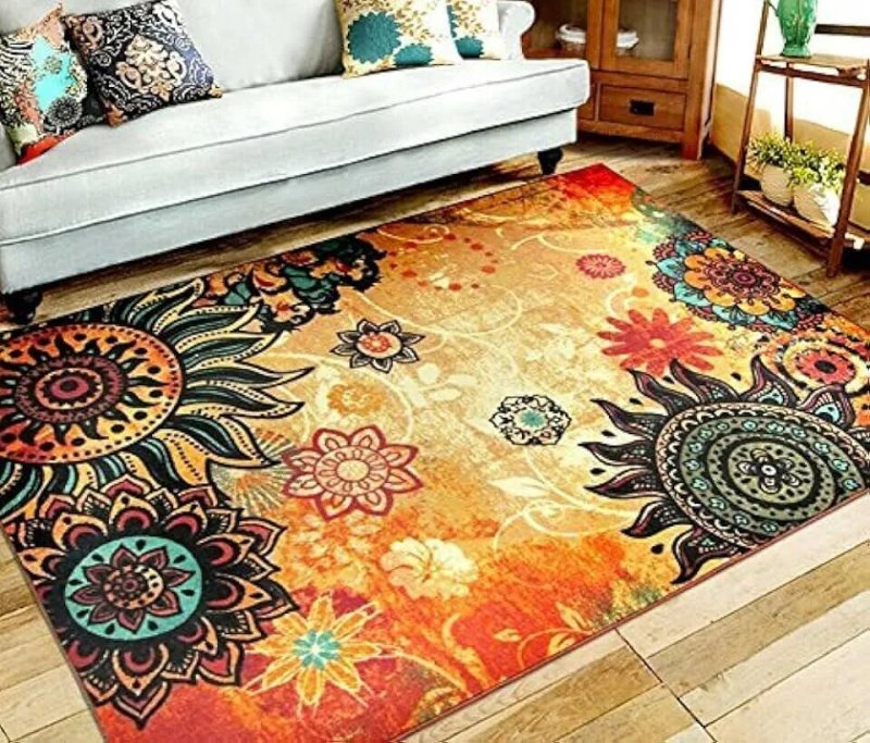 Boho -style carpet