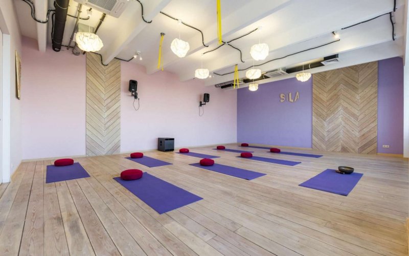 Hall for yoga