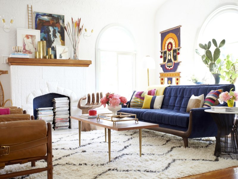 Eclectic style in the interior