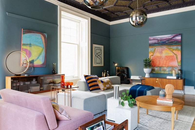 Eclectic interior style