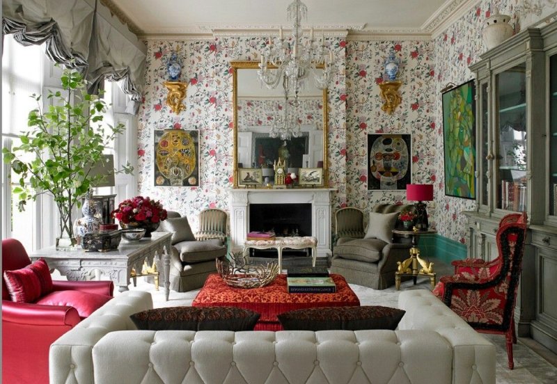 Eclectic interior style