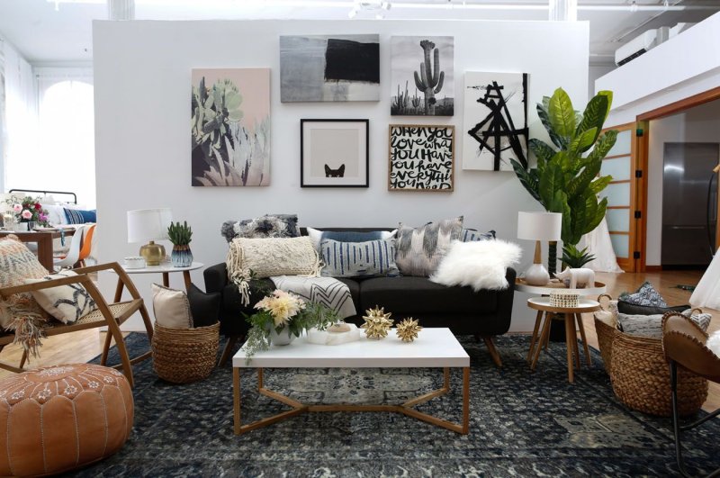 Living room Boho Shik Scande