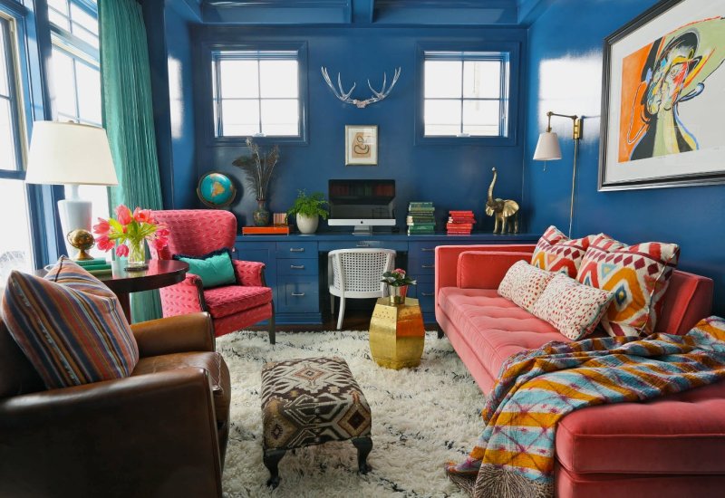 Eclectic style in the interior