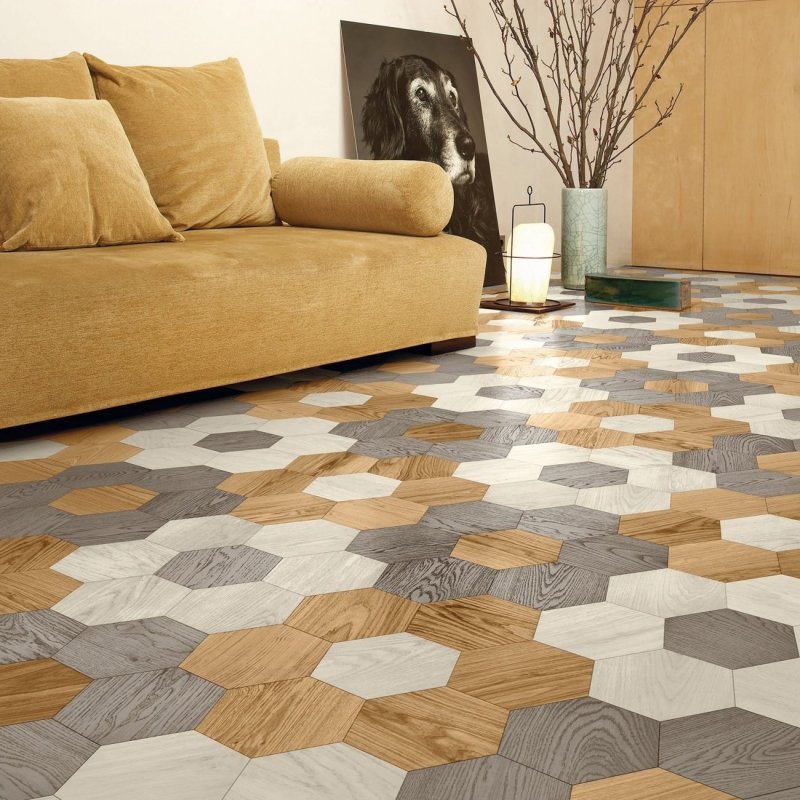 Hexagonal tiles of Kerama Marazzi