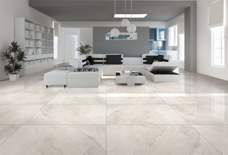 Porcelain stoneware Sandra 60x60 white