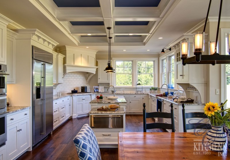 American -style kitchen interior