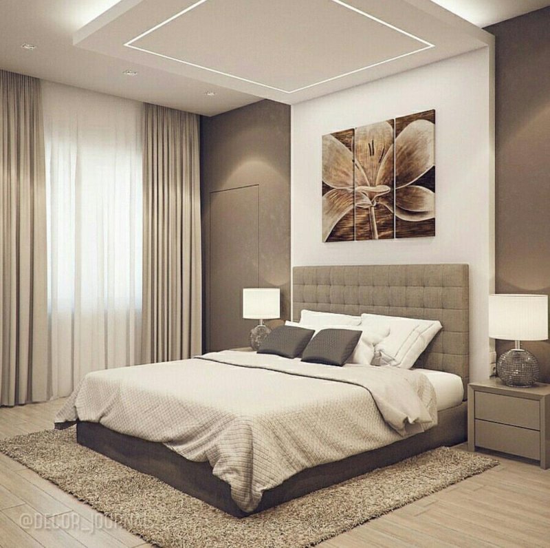 Bedrooms in modern style