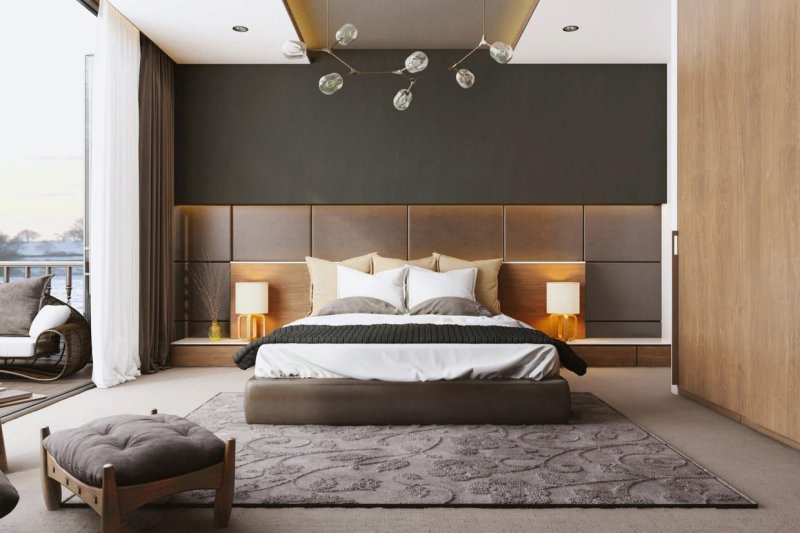 Bedrooms in modern style