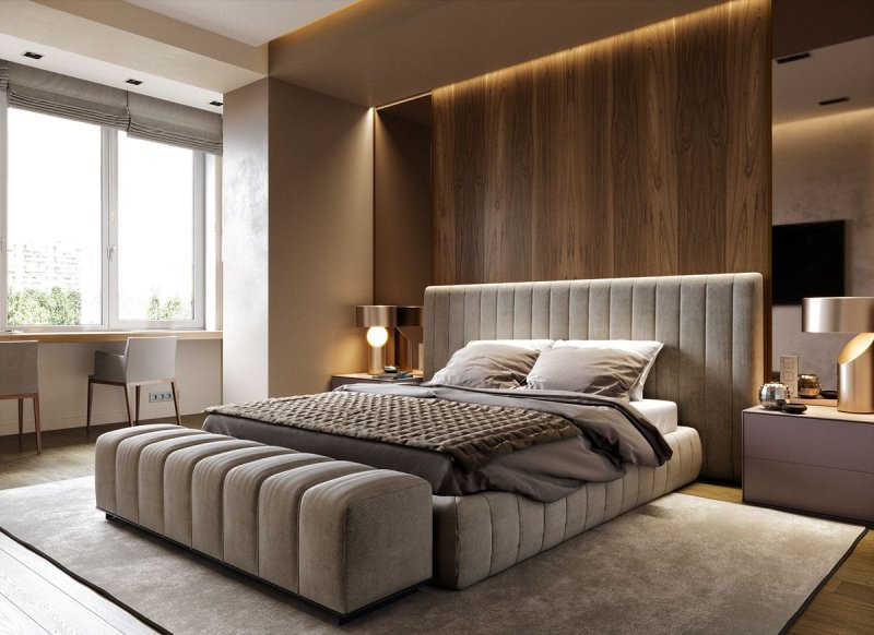 Bedrooms in modern style