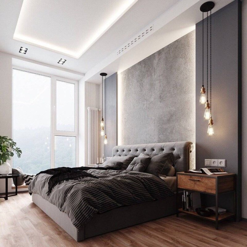 Bedrooms in modern style