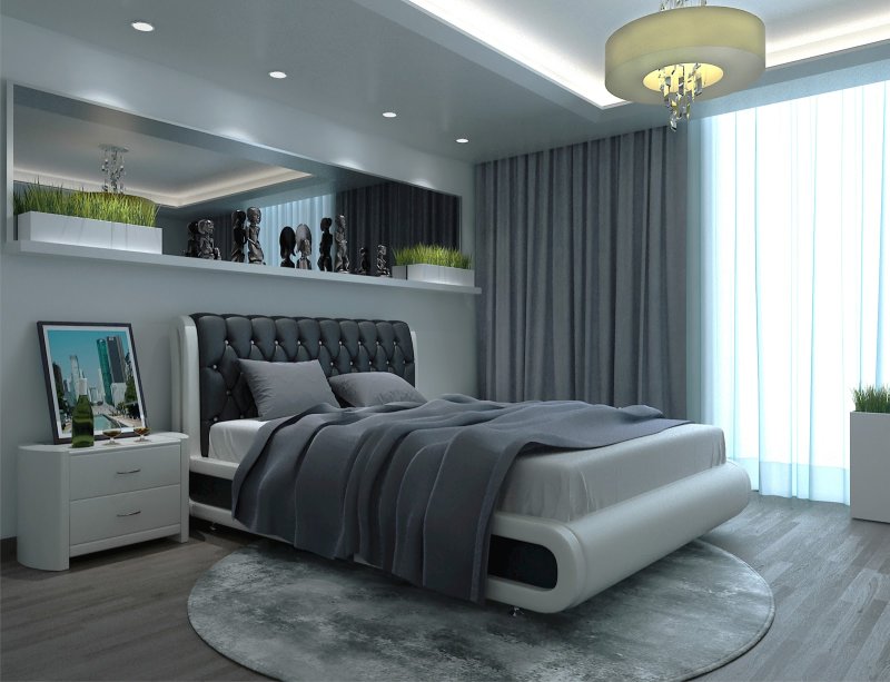 Bedrooms in modern style