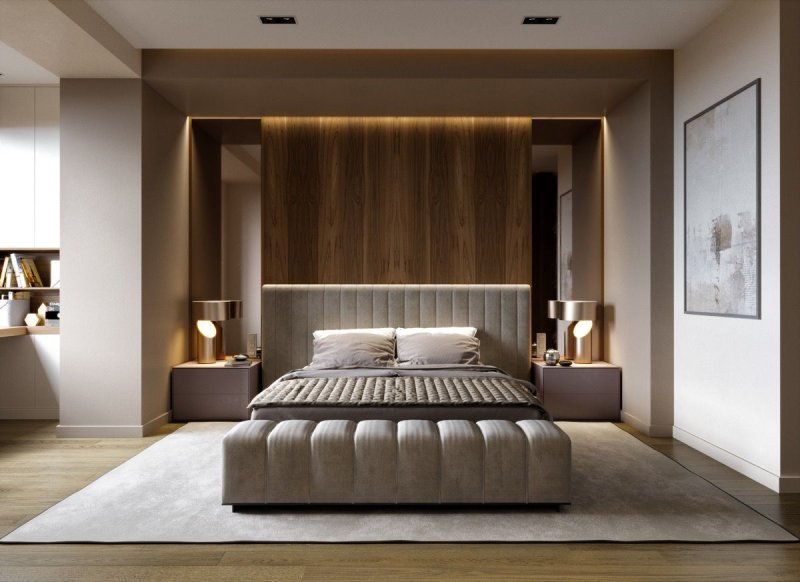 Bedrooms in modern style