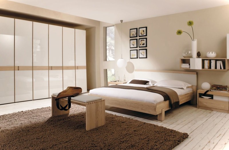 Bedrooms in modern style