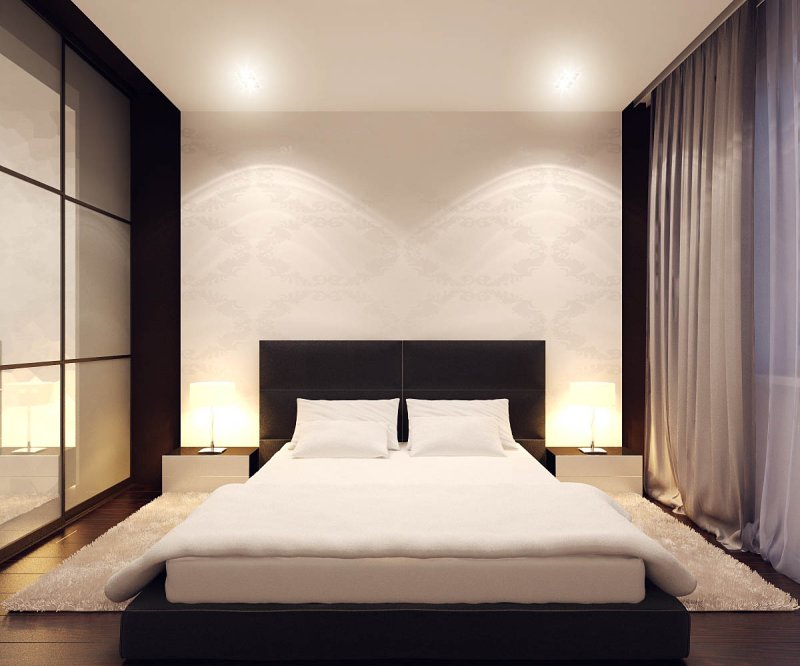 Bedrooms in modern style