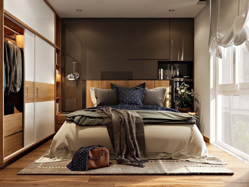 Bedrooms in modern style