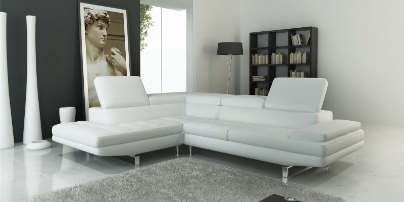 White sofa