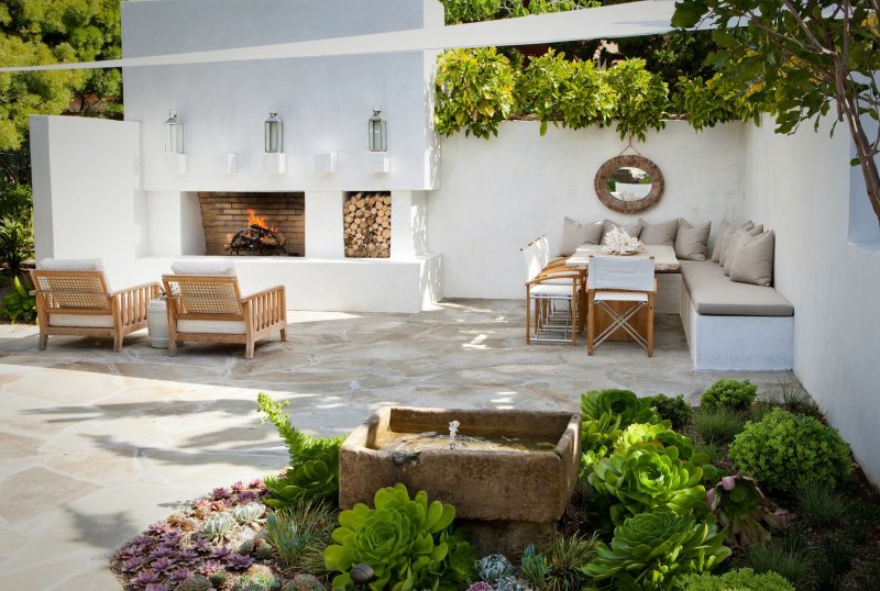 Patio in a modern style