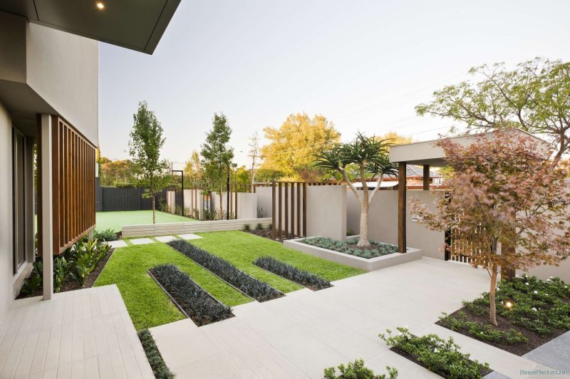 Modern landscape design