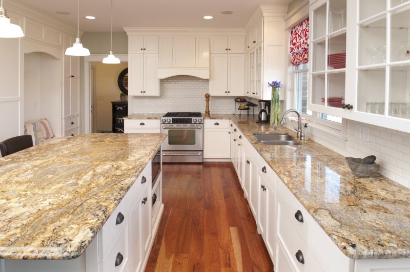 Marble countertop for the kitchen