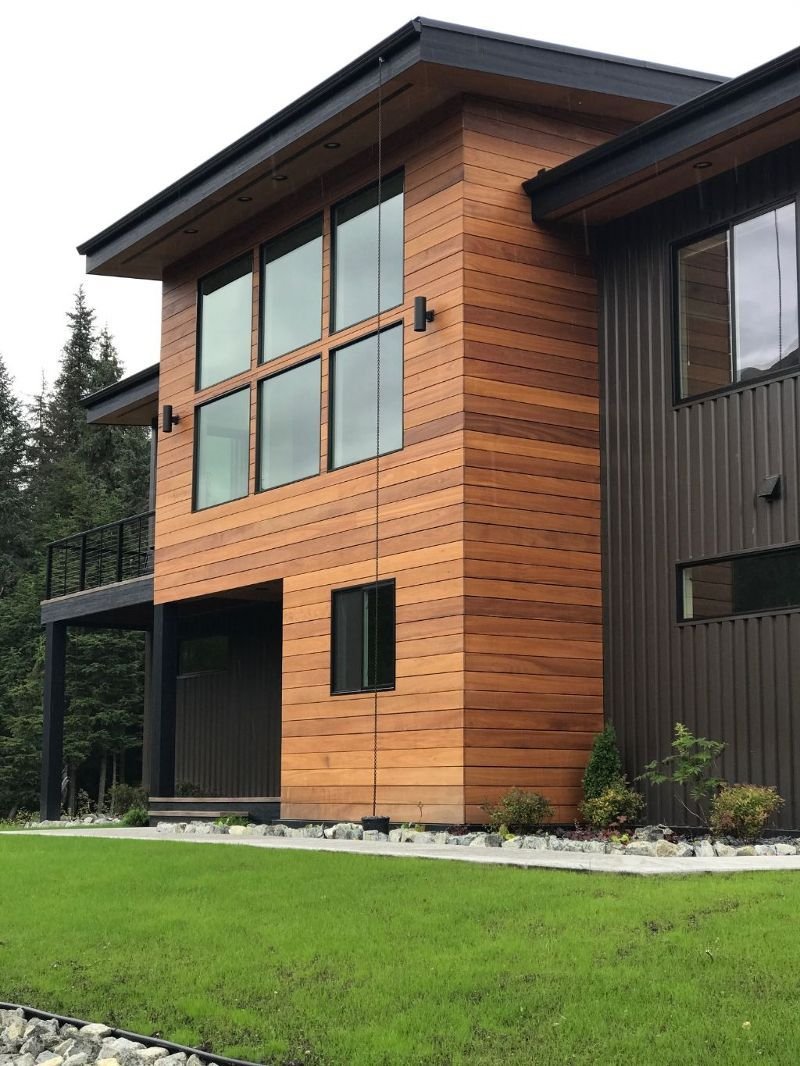 Planken larch facade