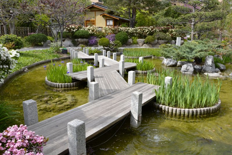 Japanese garden in Monte Carlo