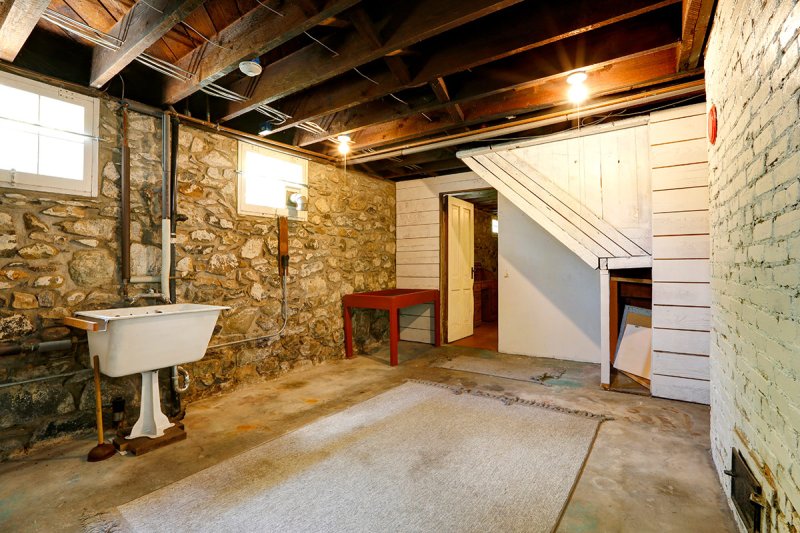 Basement in an American house