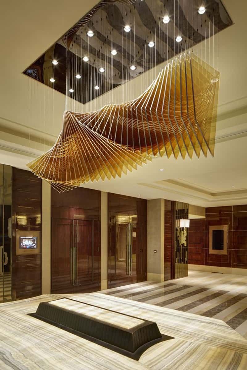 Hall luxury lobby