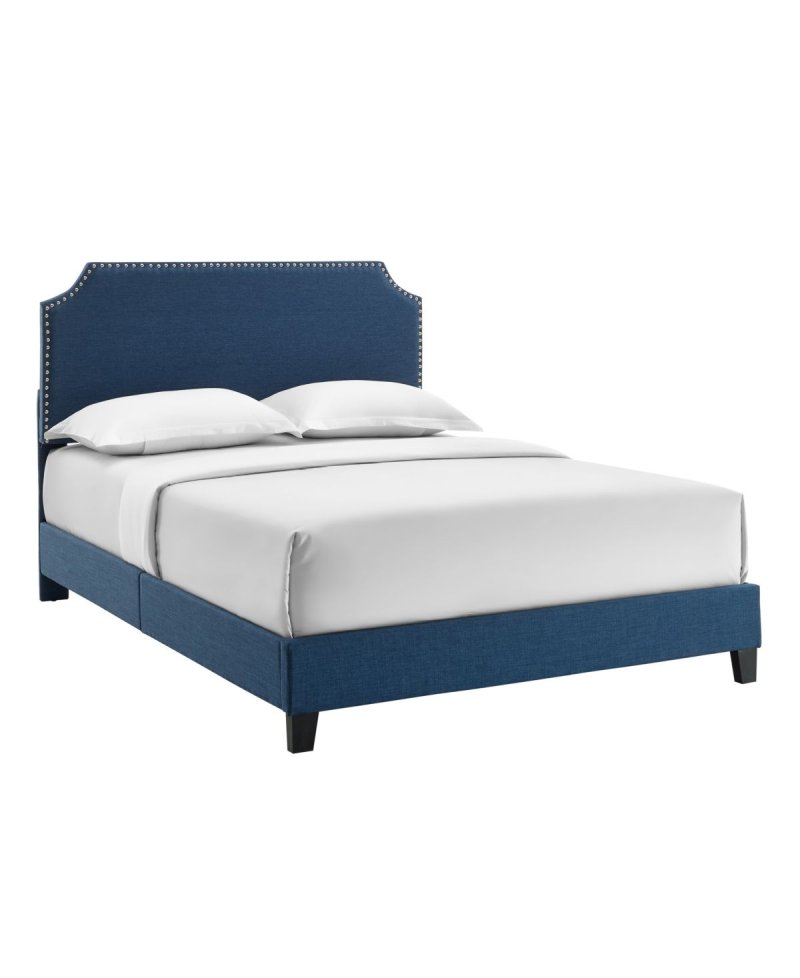 The bed is blue