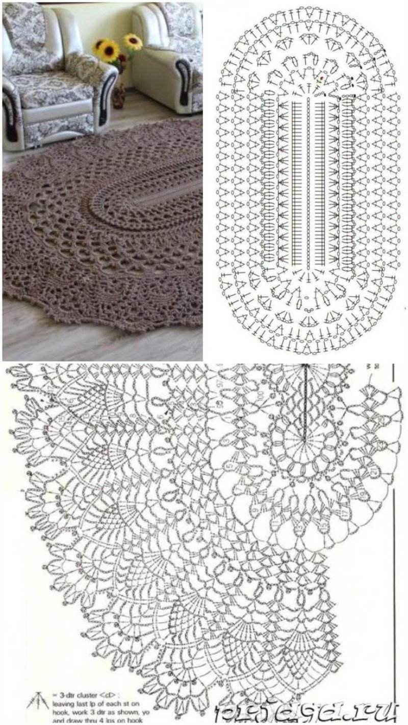 Crochet rug