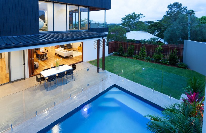 House with a pool