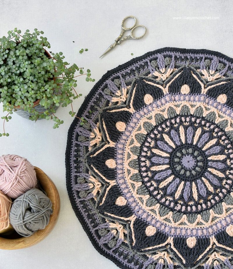 Crochet mandala