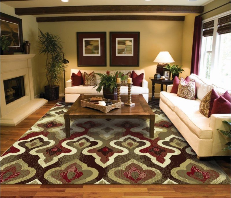 Carpet in the interior of the living room