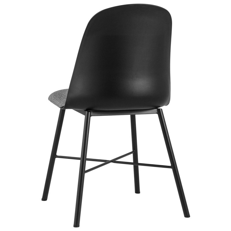 Shell chair is black