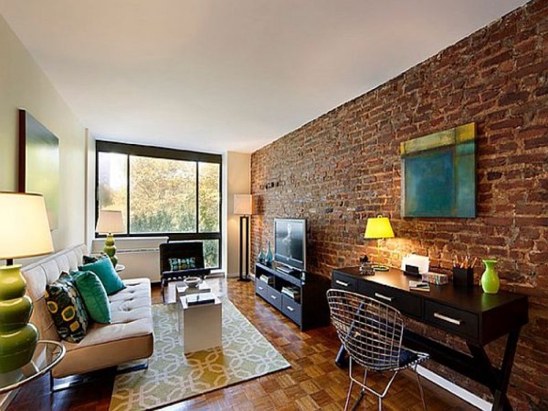 Brick wall in the interior