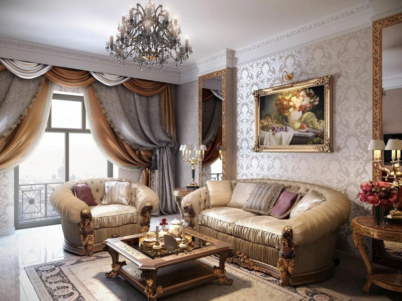 Living room in classic style