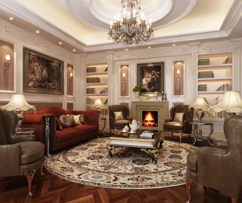 Living room in classic style