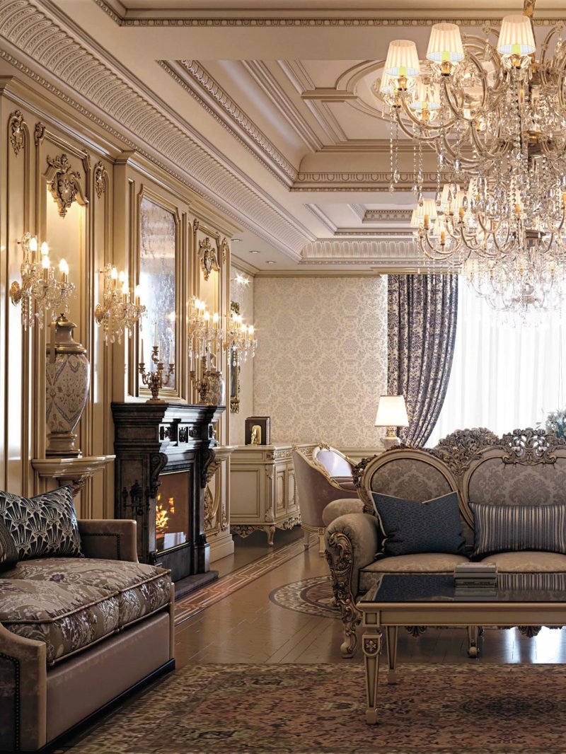 Living room in classic style