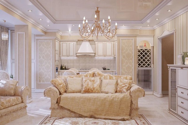 Living room in classic style