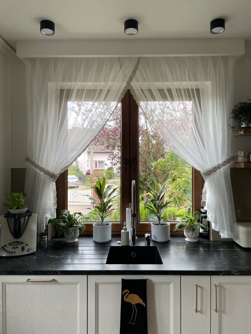 Modern curtains for the kitchen