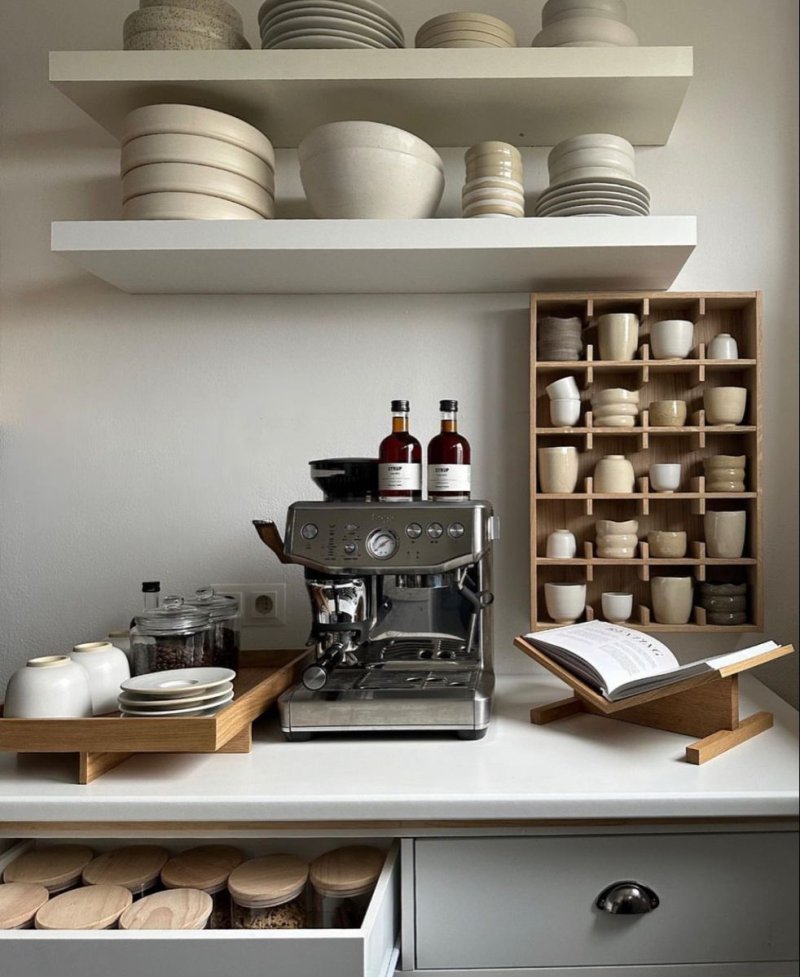 The interior of the kitchen