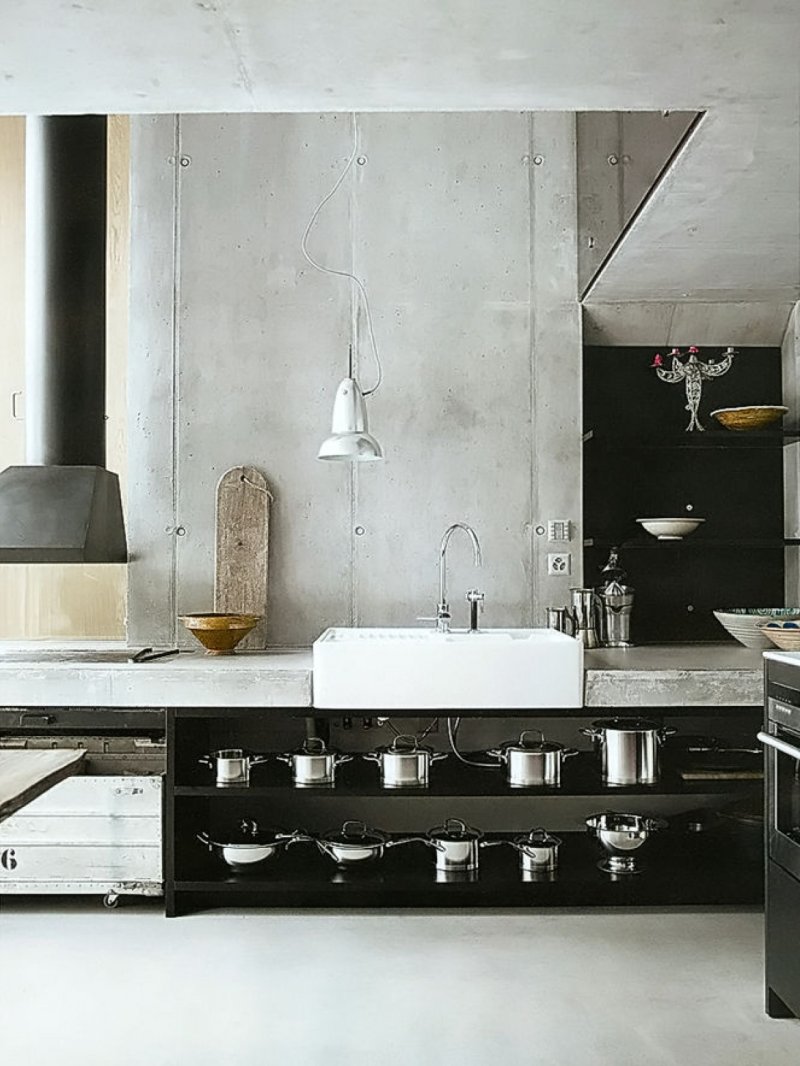 Kitchen in the style of industrial loft